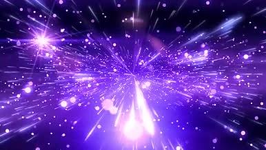 4K科幻紫色光斑粒子光雨动感led背景视频的预览图